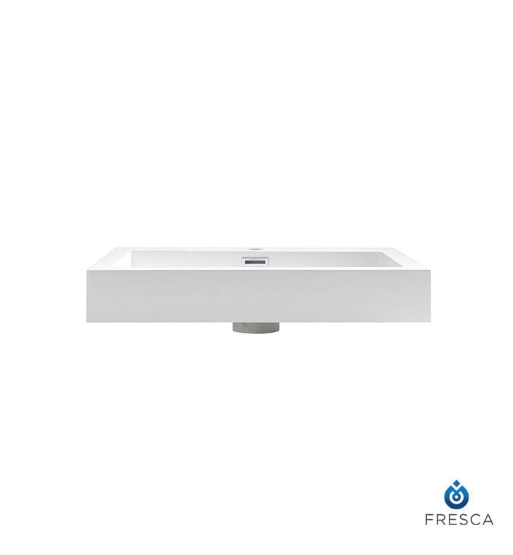 Fresca Nano 24 White Integrated Sink w/ Countertop