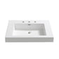 Fresca Potenza 28" White Integrated Sink w/ Countertop