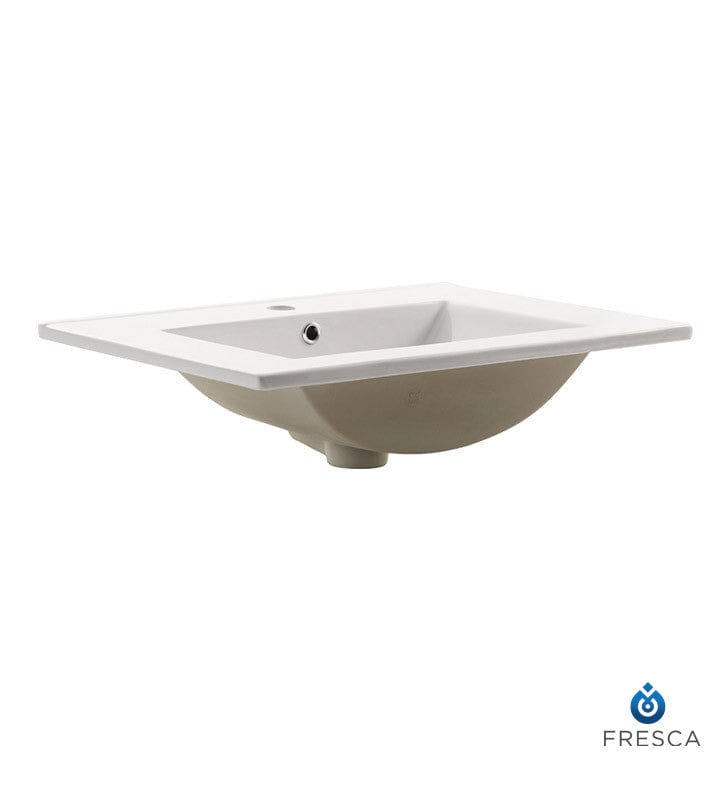 Fresca Torino 24 White Integrated Sink w/ Countertop