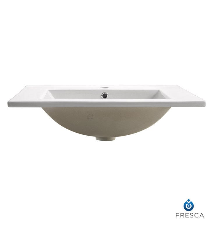 Fresca Torino 24 White Integrated Sink w/ Countertop