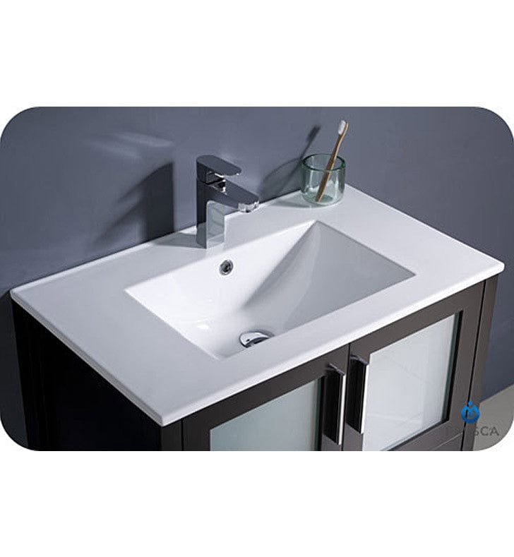 Fresca Torino 24 White Integrated Sink w/ Countertop