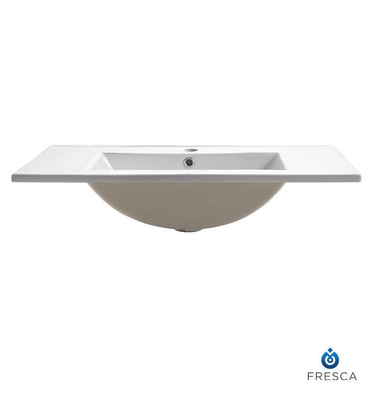 Fresca Torino 30 White Integrated Sink w/ Countertop