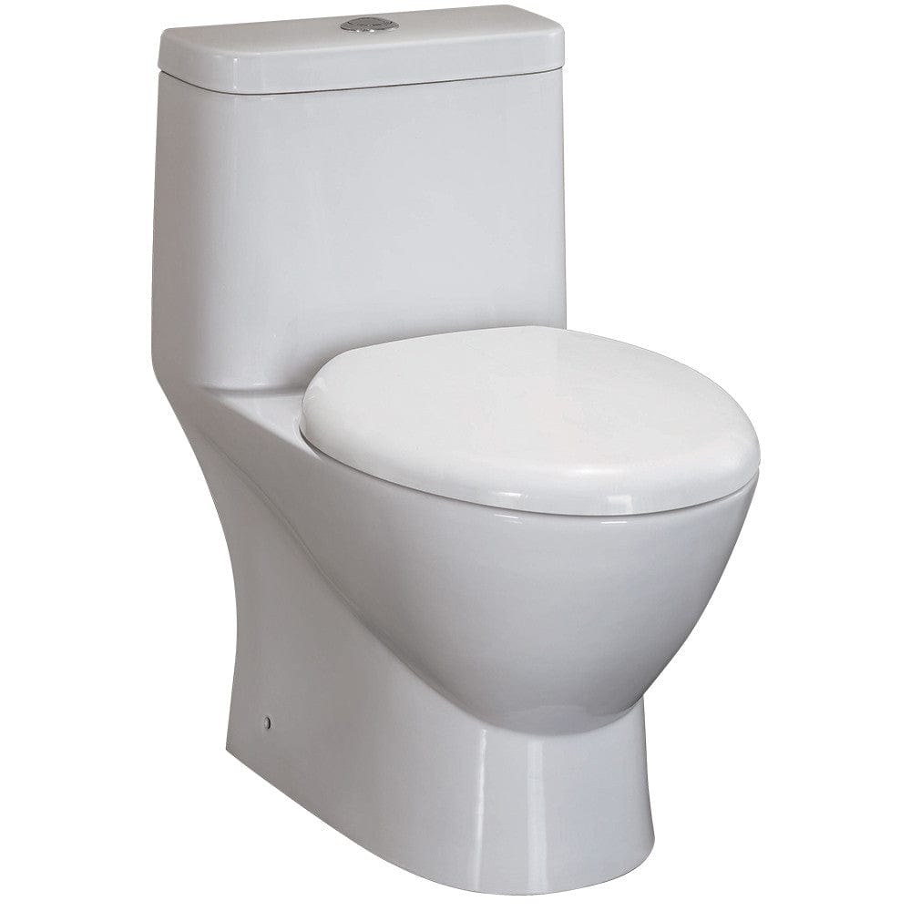 Fresca Serena One-Piece Dual Flush Toilet w/ Soft Close Seat