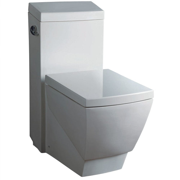 FTL2336 | Fresca Apus One-Piece Square Toilet w/ Soft Close Seat