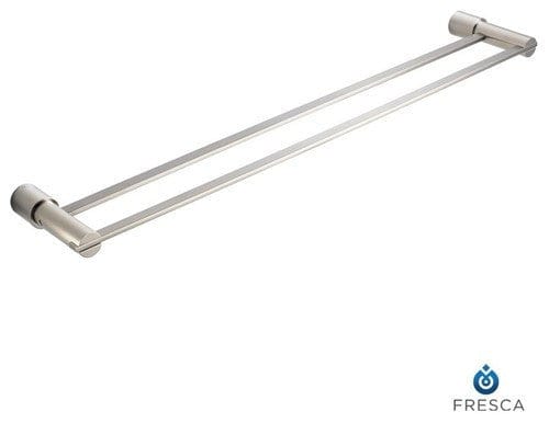FAC0140BN | Fresca Magnifico 26" Double Towel Bar - Brushed Nickel