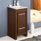 Fresca Allier 16 Wenge Brown Modern Bathroom Cabinet w/ Sink