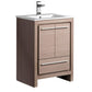 Fresca Allier 24" Gray Oak Modern Bathroom Cabinet w/ Sink