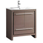 Fresca Allier 30" Gray Oak Modern Bathroom Cabinet w/ Sink