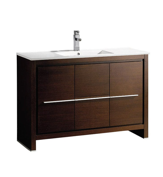 Fresca Allier 48 Wenge Brown Modern Bathroom Cabinet w/ Sink
