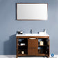 Fresca Allier 48 Wenge Brown Modern Bathroom Vanity w/ Mirror