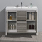 Fresca Allier Rio 40 Ash Gray Modern Bathroom Cabinet w/ Sink