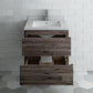 Fresca Formosa 24 Wall Hung Modern Bathroom Cabinet w/ Top & Sink | FCB3124ACA-CWH-U