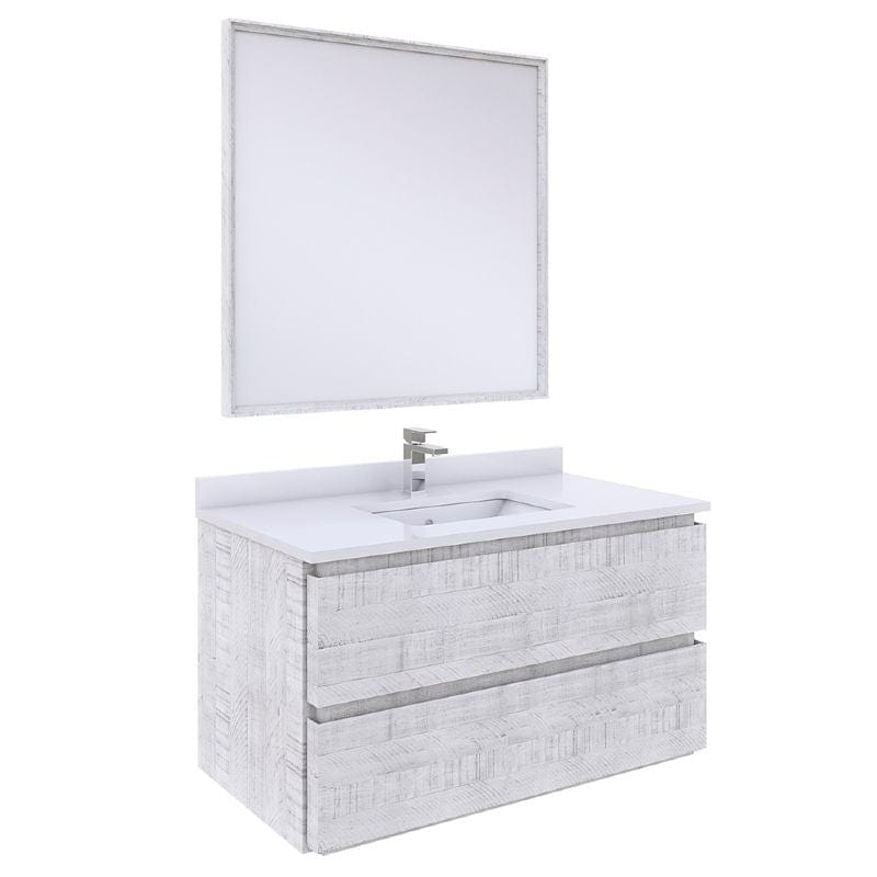 wall hung bathroom vanity set