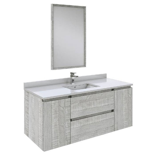 wall hung bathroom vanity set