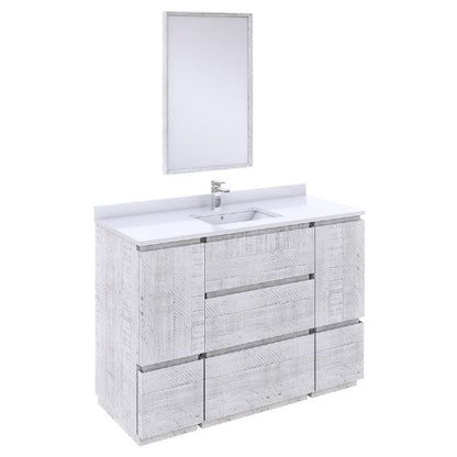 freestanding bathroom vanity set