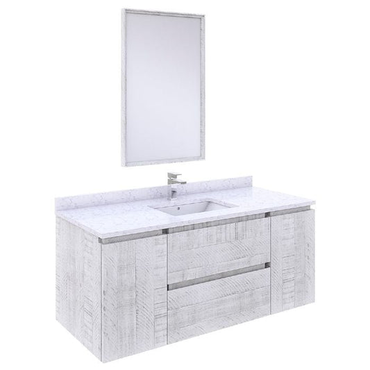 wall hung bathroom vanity set