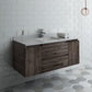 Fresca Formosa 48 Wall Hung Modern Bathroom Cabinet w/ Top & Sink | FCB31-122412ACA-CWH-U
