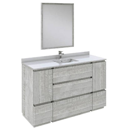 freestanding bathroom vanity set