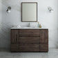 Fresca Formosa 54 Floor Standing Modern Bathroom Vanity w/ Mirror | FVN31-123012ACA-FC