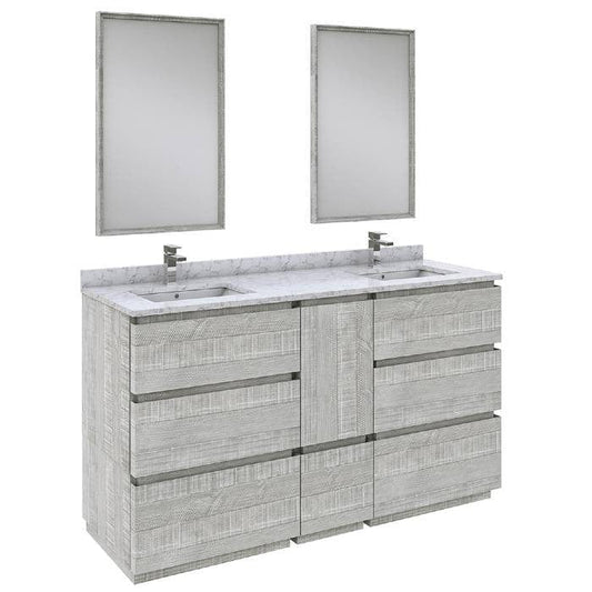 freestanding bathroom vanity set