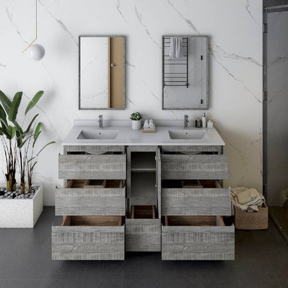 rectangle sink bathroom vanity