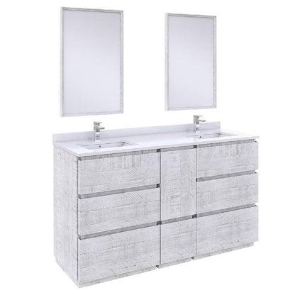 freestanding bathroom vanity set