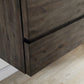 Fresca Formosa 60 Wall Hung Single Sink Modern Bathroom Cabinet w/ Top & Sink | FCB31-123612ACA-CWH-U