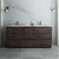 Fresca Formosa 70 Floor Standing Double Sink Modern Bathroom Cabinet | FCB31-301230ACA-FC
