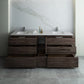 Fresca Formosa 82 Floor Standing Double Sink Modern Bathroom Cabinet | FCB31-361236ACA-FC