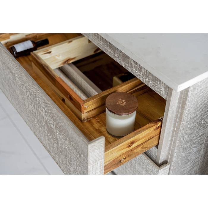Fresca Formosa Modern 24" Ash Floor Standing Single Sink Vanity Set w/ Open Bottom