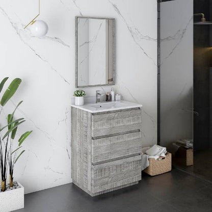 single sink bathroom vanity