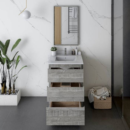 rectangle sink vanity