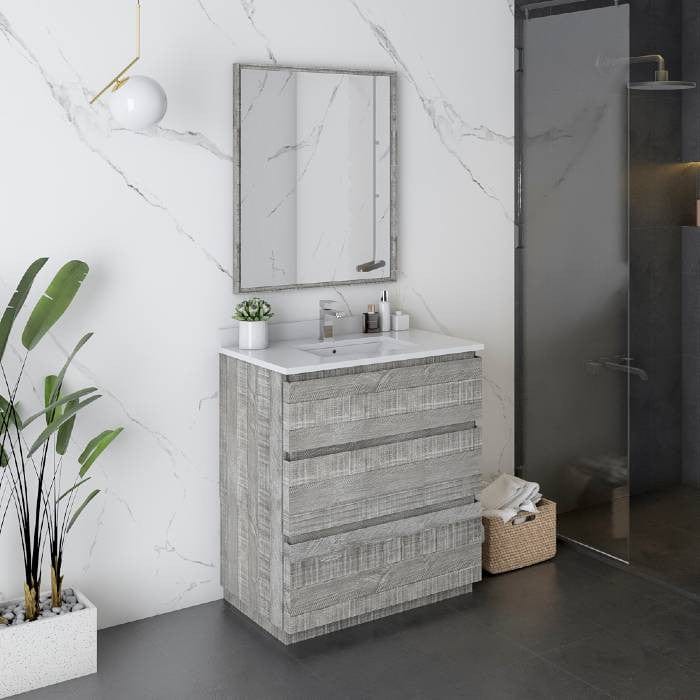 floor standing bathroom vanity