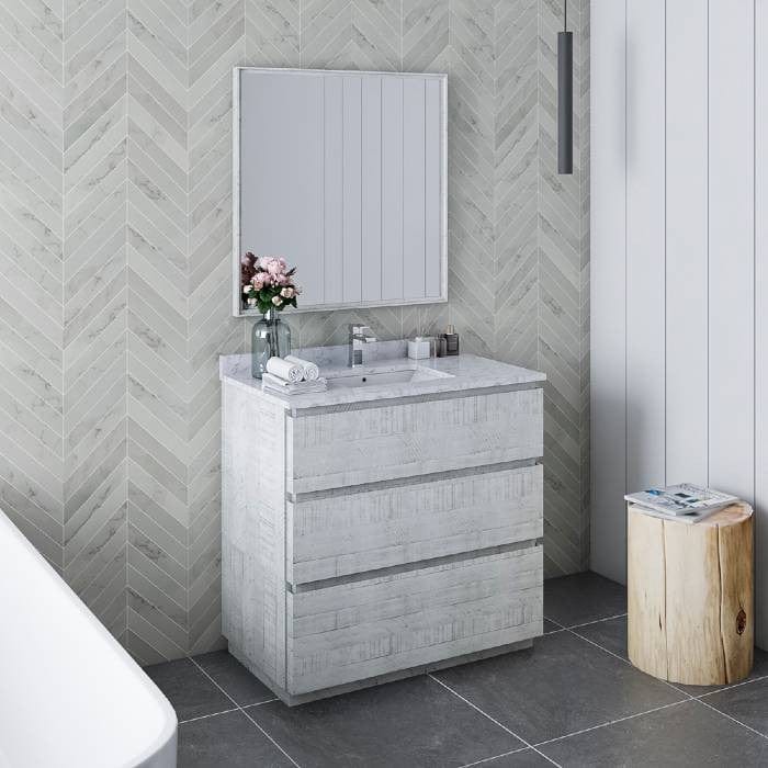 rustic white bathroom vanity