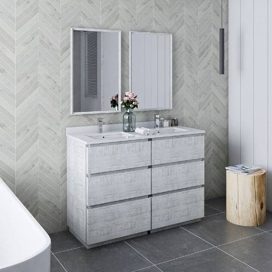 freestanding bathroom vanity set