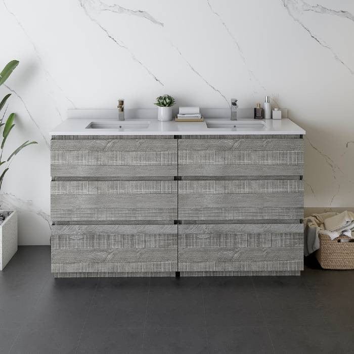 rectangle sink bathroom vanity