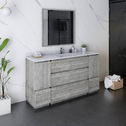 60 inch bathroom vanity in ash