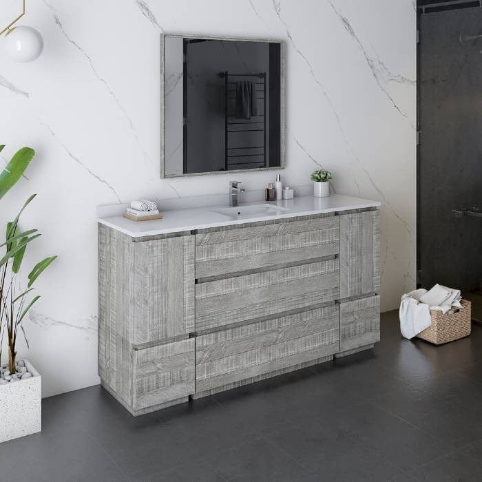 single sink bathroom vanity