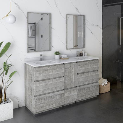 rectangle sink bathroom vanity