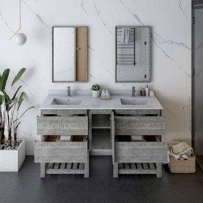 rectangle sink bathroom vanity