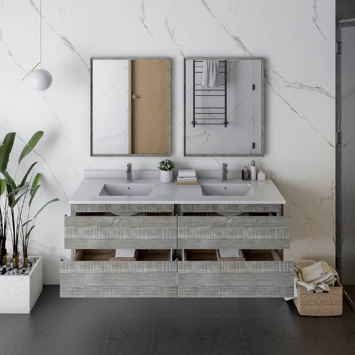 rectangle sink bathroom vanity