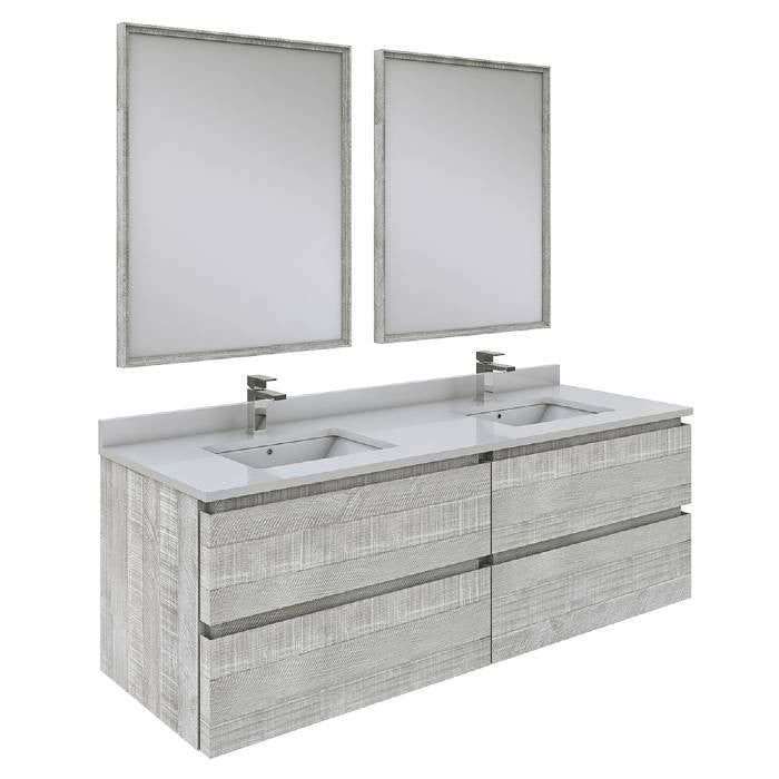 ash wall hung bathroom vanity