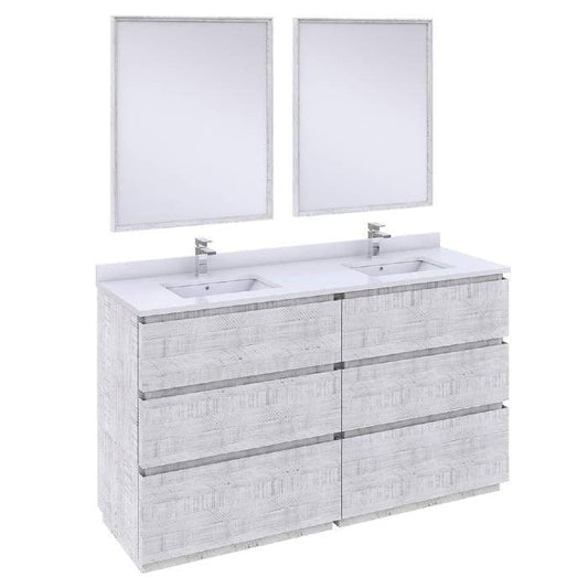 60 inch bathroom vanity set