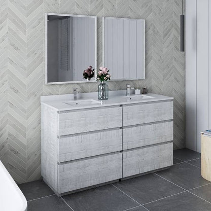 freestanding bathroom vanity set