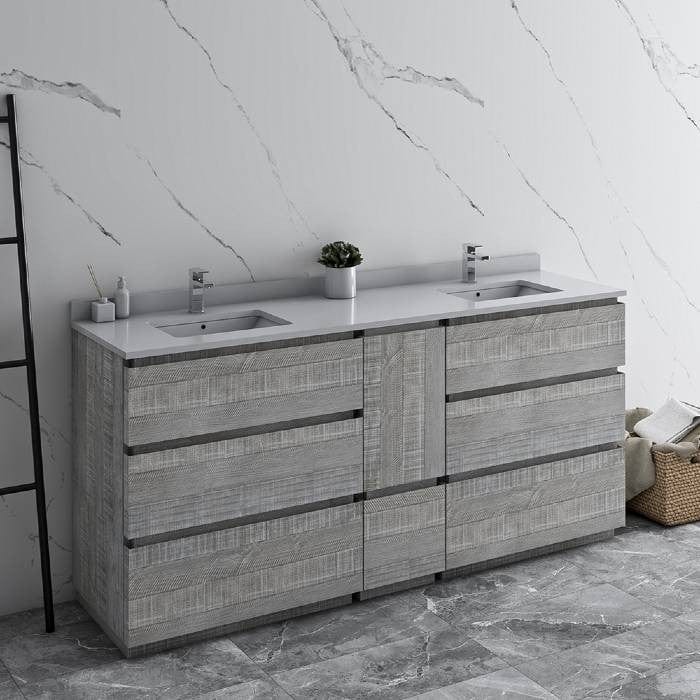 rectangle sink bathroom vanity