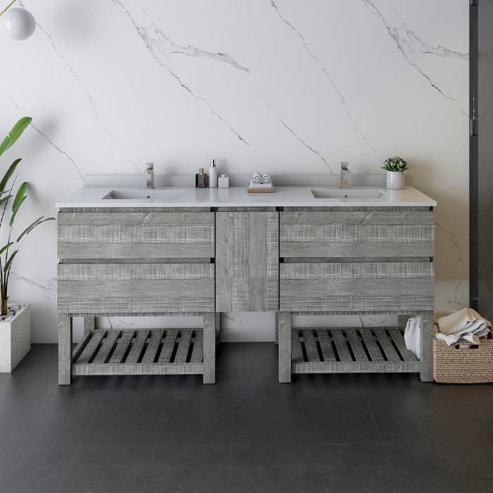 solid wood bathroom vanity