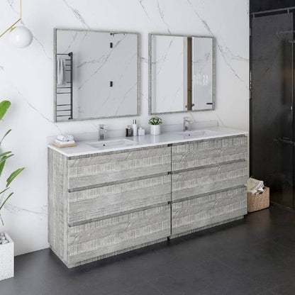 modern freestanding bathroom vanity set