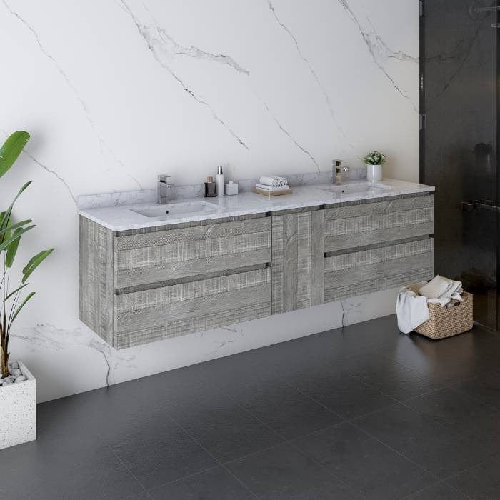 ash wall mount vanity