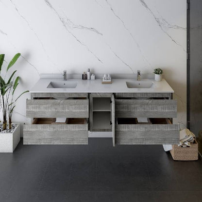 quartz stone countertop vanity