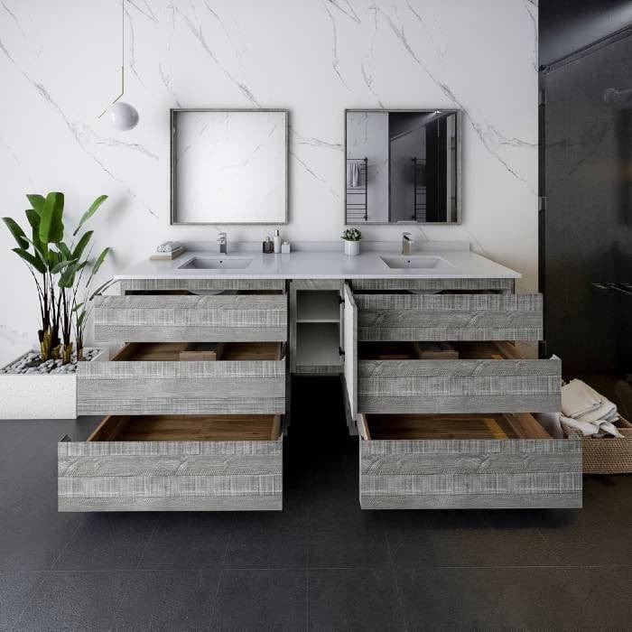 floor standing bathroom vanity